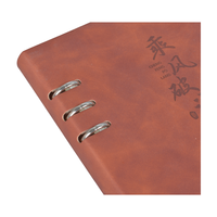 Carnet cadeau en gros marron à feuilles mobiles avec fermoir, idéal pour les fêtes, directement de l'usine