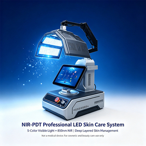 Appareil de luminothérapie LED 5 couleurs avec rayonnement infrarouge 850 nm pour le blanchiment de la peau, la stimulation du collagène, appareil de beauté PDT professionnel - Product Image 3