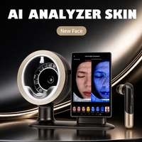Analyseur de peau facial intelligent 3D AI multi-spectre professionnel avec écran tactile indépendant