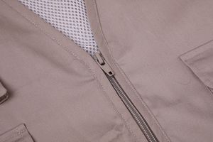 متعددة الجيوب شبكة في الهواء الطلق الرجال العمل عارضة سفاري الصيد السفر صور سترة البضائع الصيد سترة التصوير الفوتوغرافي الصيد الصيد المشي لمسافات طويلة - Product Image 6