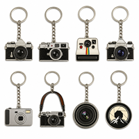 Üretici Özel Vintage Kamera Anahtarlık Fotoğraf Temalı Metal Anahtarlıklar Kamera Marka Logosu Özelleştirme Hediyelik Anahtarlık
