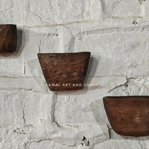 Portavelas Largos Pequeños Hechos a Mano de Metal y Madera Creativa, Decoración Artística para el Hogar, Faroles de Interior - Product Image 1