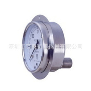 Manomètre analogique Yodogawa IDGU-R1/4-60x1.0MPa, type à diaphragme en acier inoxydable, fabrication japonaise - Product Image 1