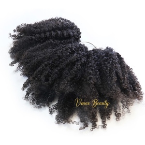 VMAE <span class=keywords><strong>Capelli</strong></span> Umani Vergini Afro Ricci a Doppia Faccia 100g, 62 Paia di <span class=keywords><strong>Extension</strong></span> per <span class=keywords><strong>Capelli</strong></span> Ricci con Cuticole Allineate - Product Image 6