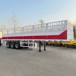 Semi-<span class=keywords><strong>remorque</strong></span> à ridelles 3 essieux robuste pour le transport de marchandises générales - Product Image 3
