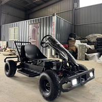Go-Kart Eléctrico de Alta Velocidad de 65 km/h con Ruedas de Acero de 7 Pulgadas, Marcha Atrás, Go-Kart Eléctrico con Derrape, Viaja por Pendientes Pronunciadas de 45 Grados °