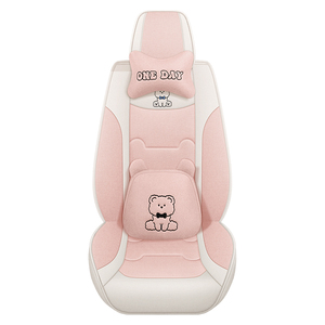 Tüm sezon evrensel araba koltuğu pamuk ve keten otomobiller için yeni nesil jenerik koltuklar kapakları - Product Image 4