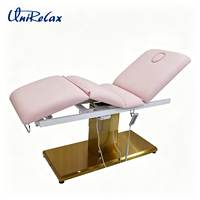 Table de massage électrique chauffante de luxe moderne et réglable pour spa, salon de beauté, podologie médicale, esthétique et soins esthéticiens