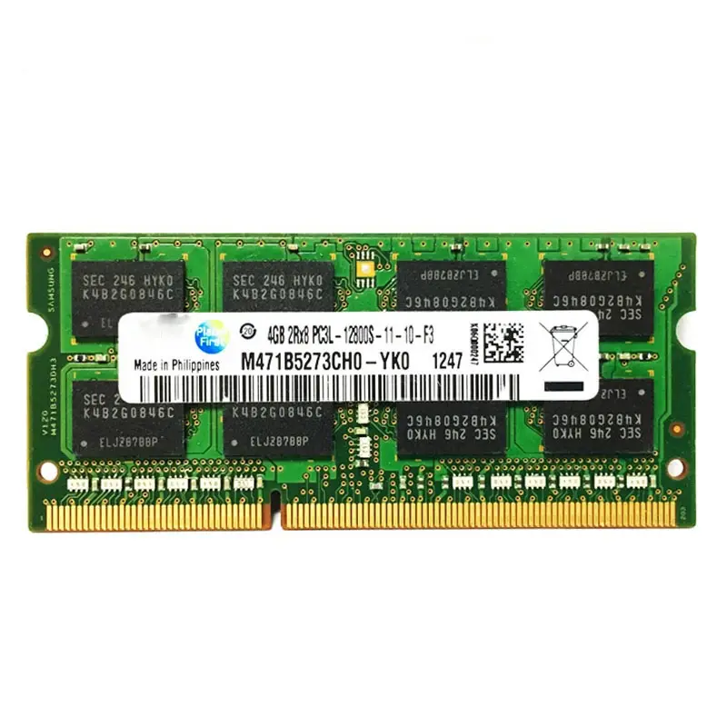 Laptop RAM 2GB 4GB 8GB PC3 PC3L DDR3 DDR3L 1066 1333 1600MHz 8500S 10600S 12800S Notebook memory SODIMM