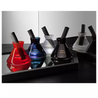 Pot en verre de parfum d'huile de luxe, diffuseur de roseaux de luxe, bouteille de diffuseur de roseaux avec parfum