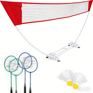 Rete da Badminton Pieghevole Portatile JH <span class=keywords><strong>Pro</strong></span> per Tennis, Pallavolo, Calcio, Uso Esterno e Cortile - Product Image 1