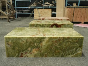 Кофейный столик из мрамора SH STONE Custom Honed <span class=keywords><strong>Onice</strong></span> <span class=keywords><strong>Verde</strong></span> Pakistano Green, прочный, современный дизайн, для гостиной, виллы, квартиры - Product Image 2