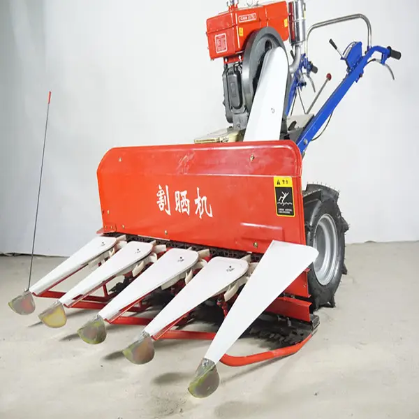 Multi-function agriculture machine for grass mower and grain harvesting