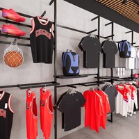 Présentoir de Vitrine Personnalisé pour Vêtements de Sport, Mannequins, Baskets et Tenues de Fitness – Idéal pour Magasins de Détail