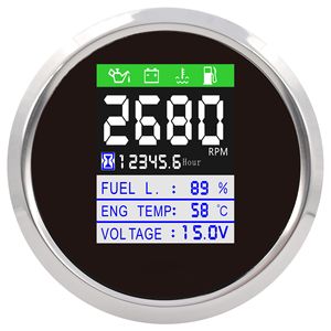 Accesorios para Moto: Medidor Combinado CAN Bus de Aceite/Temperatura/Voltaje de 85mm al por Mayor para Tableros de Coche, Barco y Triciclo - Product Image 1