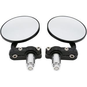 Espejos Retrovisores Universales Redondos de 3 Pulgadas para Motocicleta, Espejo Lateral Convexo de <span class=keywords><strong>7</strong></span>/8 Pulgadas y 22 mm para Harley, <span class=keywords><strong>Honda</strong></span>, Kawasaki, Suzuki, Yamaha - Product Image 2