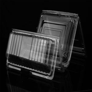 Vassoi in PET Trasparente per Alimenti Personalizzati Marca MINXING, Scatole di Plastica Usa e Getta con Goffratura UV, Colore e Forma Personalizzabili per <span class=keywords><strong>Hamburger</strong></span> - Product Image 2