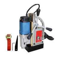 Perceuse magnétique miniature à base pivotante avec aimant puissant de 40 mm, 220 V, 350 W, perceuse magnétique Codman, perceuse à passage de fil, acier électrique