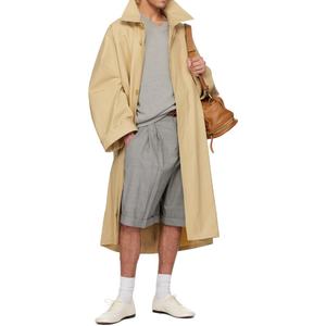 Pantalones Cortos Casuales de Trabajo para Hombre, con Pliegues Delanteros, Cierre de Cremallera, Estilo Golf, Holgados, con Dobladillos Enrollados - Product Image 6