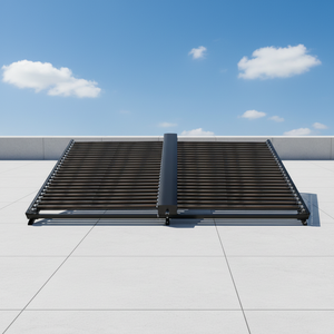 Collecteur solaire à tubes sous vide à assistance unique pour l'installation en hôpital et à l'école, plans inclus - Product Image 1