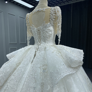 Jancember MN189 alla moda eleganti abiti <span class=keywords><strong>da</strong></span> <span class=keywords><strong>sposa</strong></span> con perline pesanti abiti <span class=keywords><strong>da</strong></span> <span class=keywords><strong>sposa</strong></span> <span class=keywords><strong>per</strong></span> donna - Product Image 6