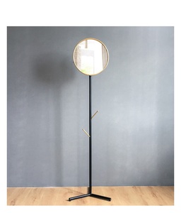 De pie libre Hall árbol Metal estante de exhibición con <span class=keywords><strong>espejo</strong></span> para ropa pañuelos bolsos y sombreros - Product Image 5