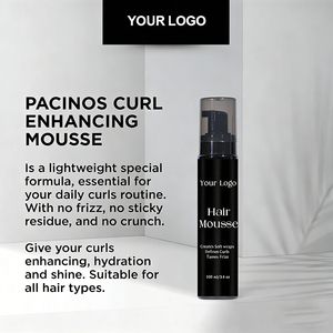 Espuma para Peinar Cabello Rizado, Definición de Rizos, Anti-Frizz, Fijación Fuerte y Duradera, Voluminizadora, Venta al Por Mayor OEM - Product Image 4