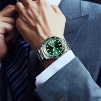 Montre de luxe classique de haute qualité, montre de plongée à quartz, montre-bracelet automatique mécanique avec calendrier, tendance