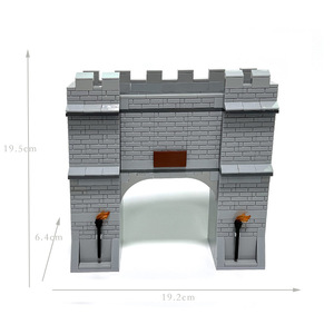 100 khối xây dựng sáng tạo đồ chơi moc 3002 3024 3023 3021 lâu đài Thế Kỷ trung cổ + xe ngựa góc tường thành phố (số pa01322) - Product Image 3