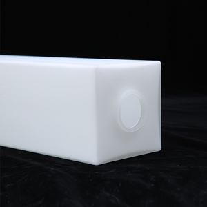 Hand Blown Frosted Opal White Cylinder square Glass <strong>Light</strong> <strong>Shade</strong> for Pendant Table Lamp Glass <strong>Bedroom</strong> Table Lampshade - Product Image 4