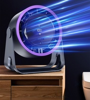 Ventilateur de bureau compact mural, moteur sans balais, fonctionnement silencieux, rechargeable, autonomie ultra-longue, 3 vitesses, 36 dB