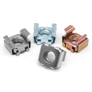 Clip <span class=keywords><strong>écrou</strong></span> acier inoxydable au carbone m4 8mm <span class=keywords><strong>écrou</strong></span>s de château personnalisés M8 <span class=keywords><strong>écrou</strong></span> à <span class=keywords><strong>cage</strong></span> ronde m6 attaches pour appareillage serveur étagère armoire - Product Image 2