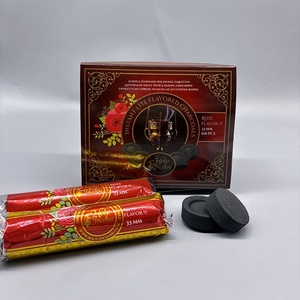 Tabletas de Carbón para Shisha con Sabor a Rosa, de Encendido Rápido, 33 mm, 100 Unidades, Encendido Instantáneo, Bajo en Ceniza, Larga Duración, para Incienso, Hookah, Bakhoor - Product Image 2