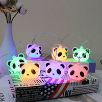 Vente en gros 3D Anime Kitty LED guirlande lumineuse extérieure en cuivre à piles vacances Festival anniversaire fêtes de noël enfants