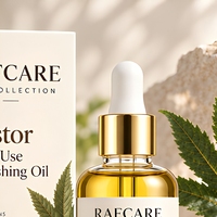 RAFCARE RAFCARE LAB COLLECTION Huile nourrissante multi-usage au ricin 60ml, soin de la peau, vente en gros, OEM, marque privée, Nourrir