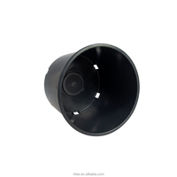 Pots de plantes en plastique noir sans BPA de 7 gallons moulés par injection respectueux de l'environnement Drainage avancé Utilisation à domicile et au jardin