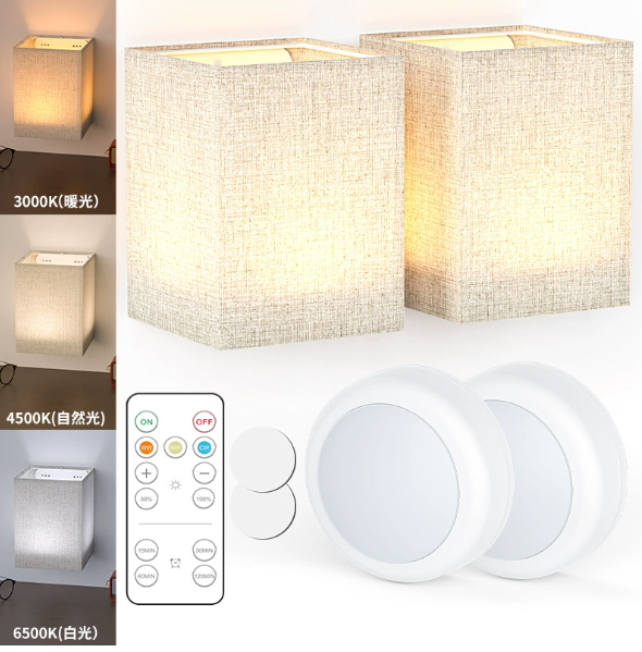 CW - Alimentato a batteria-2led1telecomando