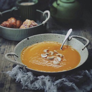 Thân Thiện Với Môi Bằng Gỗ Dây Xử Lý Bát Salad Terracotta Đồ Đá Bát Gốm Cho Các Bên - Product Image 4