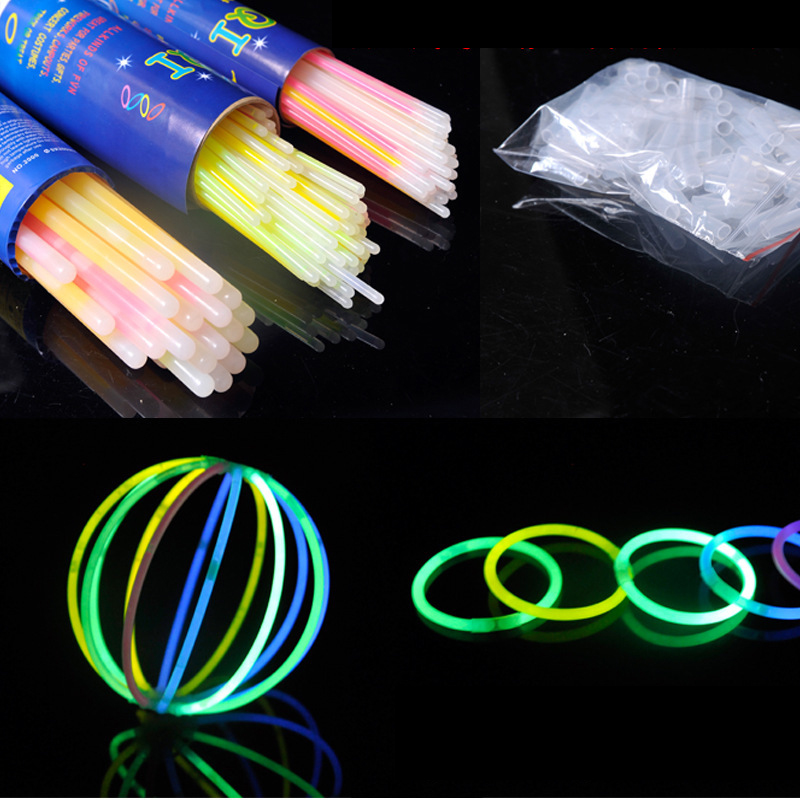 200 Brazaletes De Luz Fluorescente Para Fiesta 200 Brazaletes De Luz Fluorescente Para Fiesta