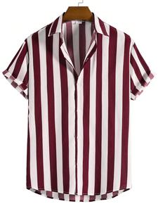 Grosir blus musim panas pria kemeja Hawaii motif 3D kualitas tinggi Fashion - Product Image 2