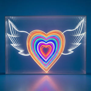 콘셉트 벽걸이 광고 네온사인, 저희 버거를 즐겨보세요, 고휘도 LED 네온 스트립, 맞춤형 실내용 - Product Image 6