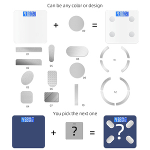 Basculas Digital Smart Body Scales Peser Poids Verre <span class=keywords><strong>Balance</strong></span> Électronique <span class=keywords><strong>Balance</strong></span> 180KG Lcd <span class=keywords><strong>Graisse</strong></span> Salle <span class=keywords><strong>De</strong></span> Bains Pesage <span class=keywords><strong>Balance</strong></span> Électronique - Product Image 2