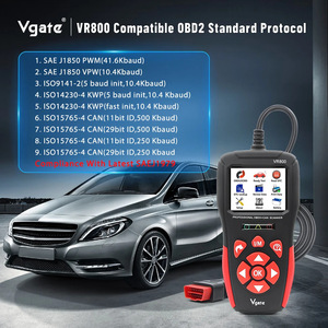 Escáner NCFKOS VR800 OBD2, lector de código de coche y herramienta de diagnóstico automotriz, Analizador de motor, garantía de <span class=keywords><strong>1</strong></span> año PK KW850 ELM327 - Product Image 4