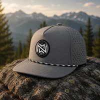 Casquette de baseball imperméable avec logo personnalisé, chapeau respirant perforé au laser, réglable pour la randonnée et les activités de plein air