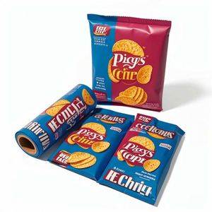 Rouleau d'emballage souple en plastique PET brillant de 30cm de largeur en mylar de qualité alimentaire pour collation, stockage étanche à l'humidité, biscuit au sucre - Product Image 4