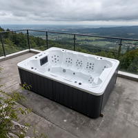 Bain à remous extérieur pour 10 personnes, spa autoportant, jacuzzi, baignoire à remous, directement de l'usine en Chine - bain à remous extérieur
