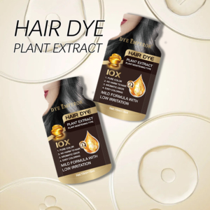 DYE EMPEROR Nueva personalización Tinte para el cabello negro natural con extractos de plantas Cubre 100% de canas en 5 minutos <span class=keywords><strong>sin</strong></span> amoníaco - Product Image 3