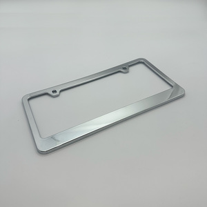 Marco de Matrícula <span class=keywords><strong>Cromado</strong></span> Personalizado de Alta Calidad, Soporte para Matrícula de Coche al por Mayor - Product Image 2