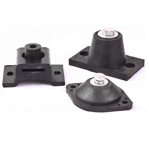 Amortisseur de vibrations pour générateur industriel, <span class=keywords><strong>isolation</strong></span> contre les chocs, caoutchouc EPDM, métal -40~+200 30-90 ShA Dureté de coupe - Product Image 2