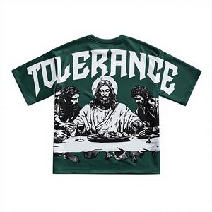 เสื้อยืดคอกลมแขนสั้นสไตล์สตรีทแวร์ลำลองสำหรับทุกเพศ ผลิตจากโพลีเอสเตอร์/คอตตอนที่เป็นมิตรต่อสิ่งแวดล้อม ระบายอากาศได้ดี เหมาะสำหรับฤดูร้อน เป็นของขวัญที่ดี - Product Image 1